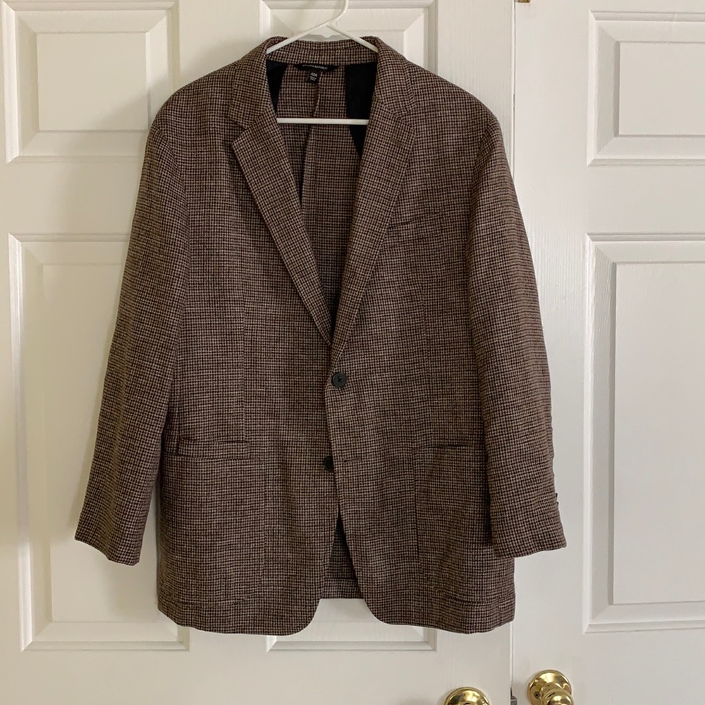 Men’s brown houndstooth BR blazer